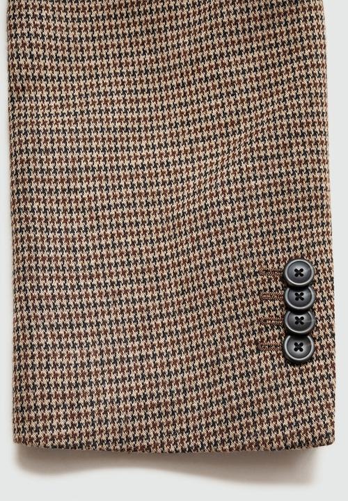 MANGO - Blazer aneto - brown
