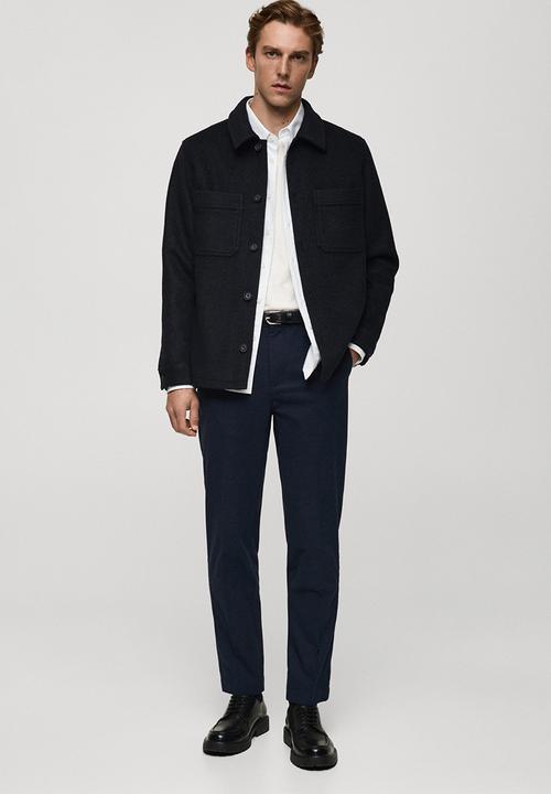 MANGO - Trousers Brest - Medium Blue