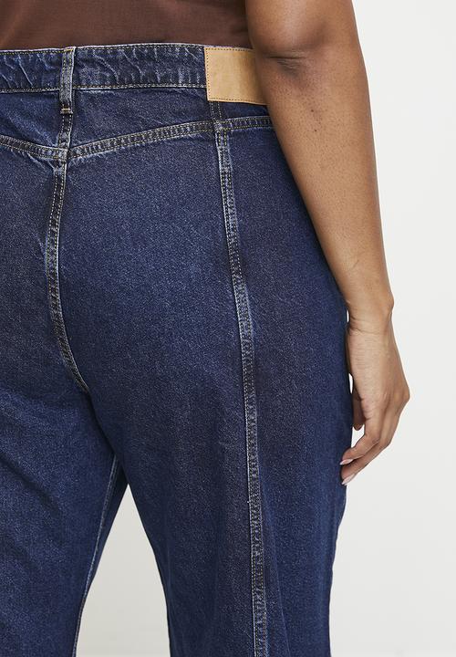Cotton On - Plus Seam Wide Jean - Rinse Blue