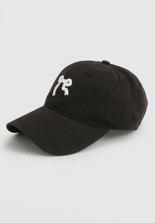 boohoo - Bow Embroidered Cap - black