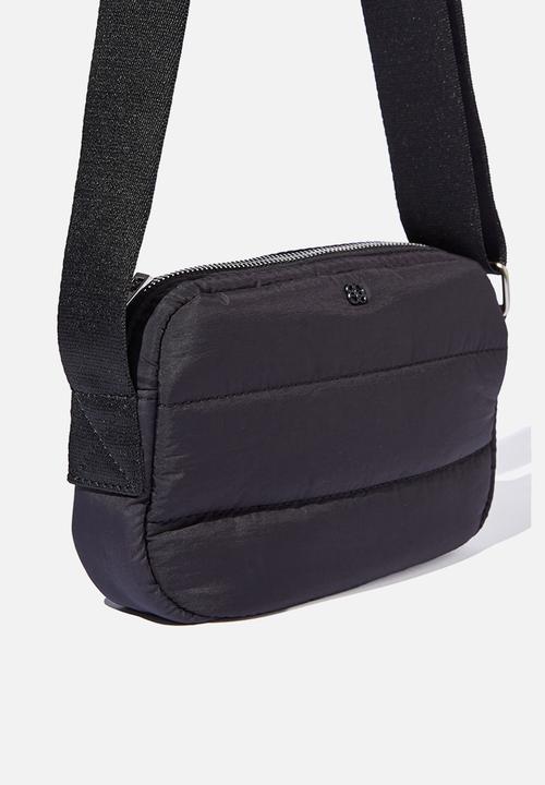 Rubi - Rylie cross body bag- black quilted