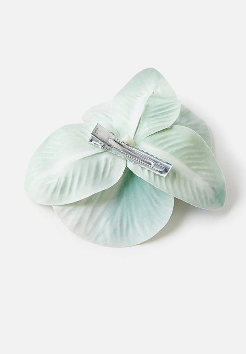 Rubi - Amelia hair clip- sage orchid