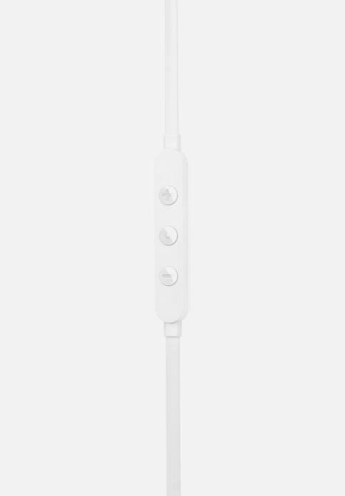 JBL - Tune 305C Wired Hi-res Earbud - White