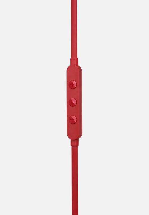 JBL - Tune 305C Wired Hi-res Earbud - Red