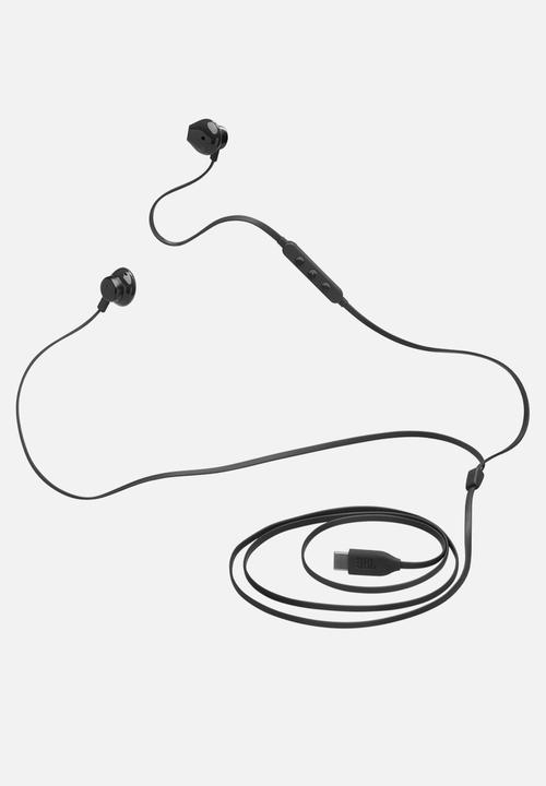JBL - Tune 305C Wired Hi-res Earbud - Black