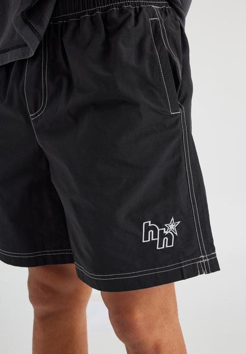 Factorie - Half Half New Street Short - Black/Contrast Stitch