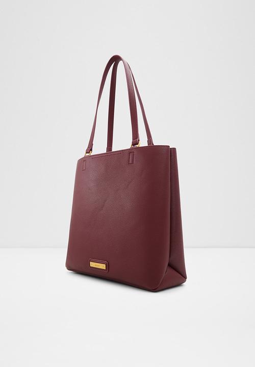 ALDO - Inaya tote bag - burgundy