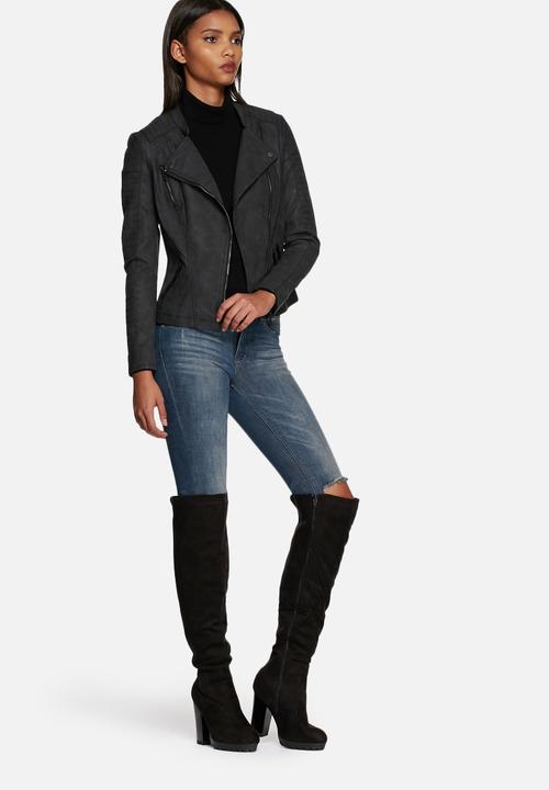ONLY - Ava PU biker jacket 