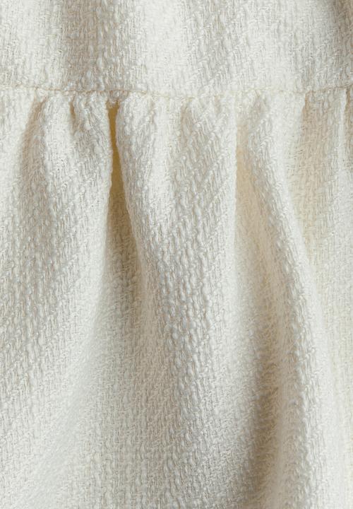H&M - Jacquard-weave dress - white