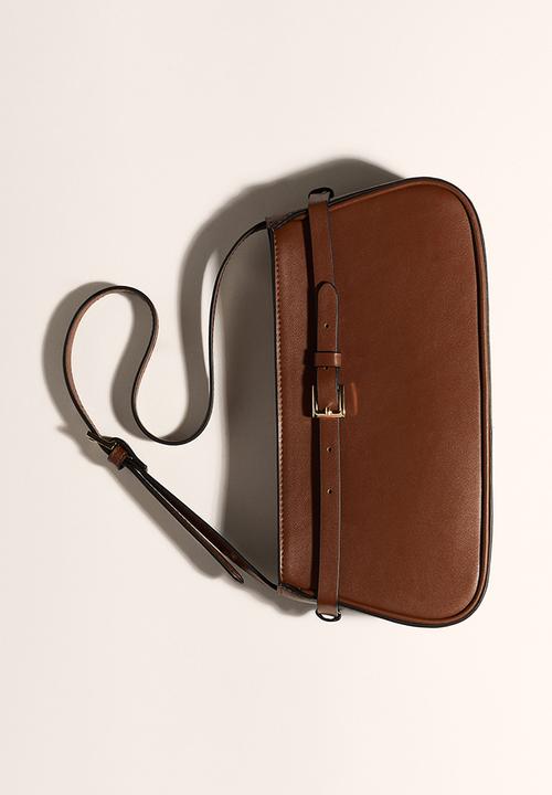 H&M - Belt-detail shoulder bag - brown