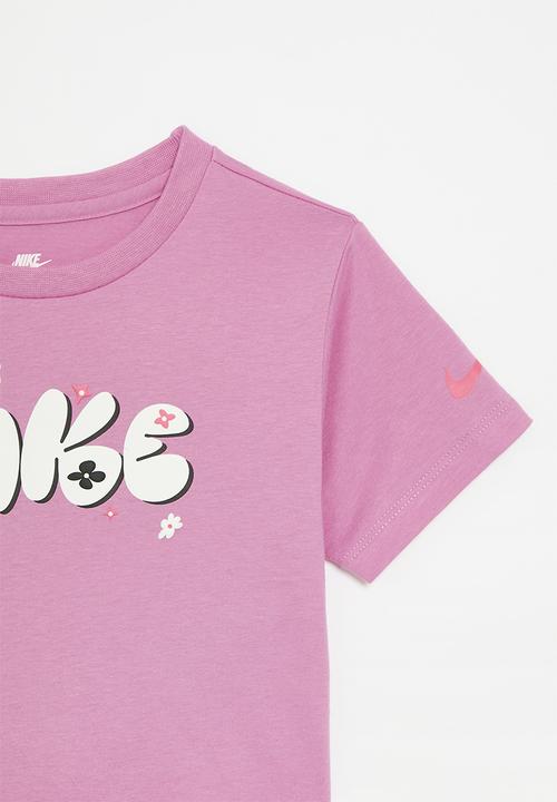 Nike - Nkg izzy graphic tee - magic flamingo