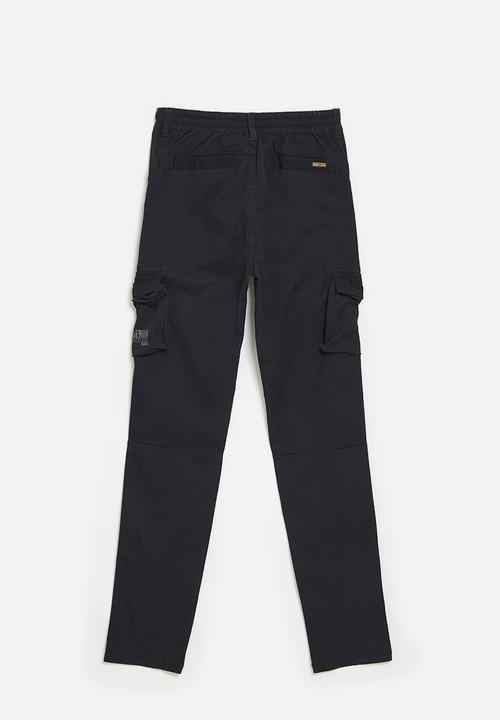 SOVIET - Boys fashion cargo pants - navy