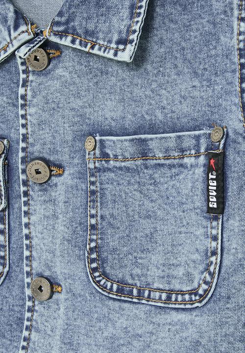 SOVIET - Boys denim jacket - indigo