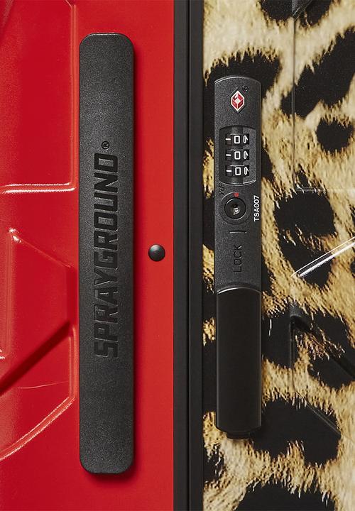 Sprayground - Split Cheetah Carry On Luggage - Red