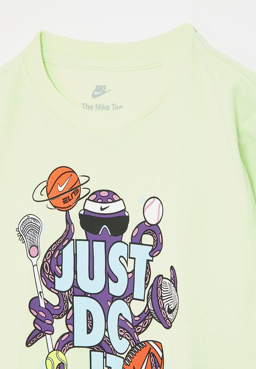 Nike - Nkb jdi octo multisport tee - lime ice