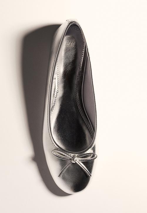 H&M - Ballet pumps - silver-coloured