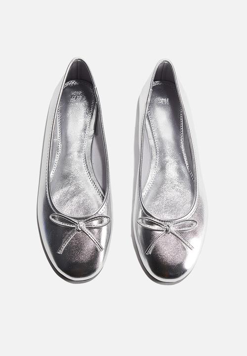 H&M - Ballet pumps - silver-coloured