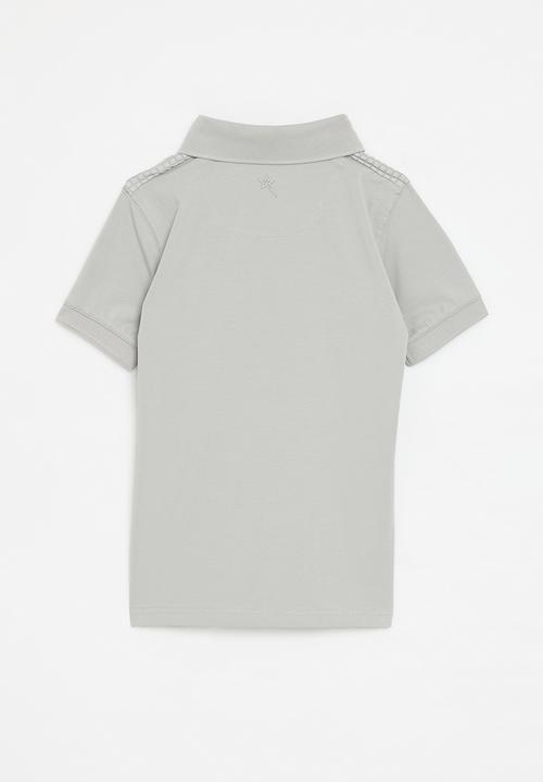 SOVIET - Short sleeve fashion golfer - light grey
