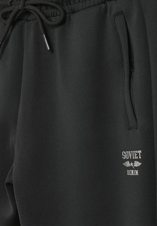 SOVIET - Boys track pants2 - black