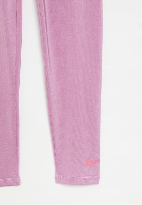 Nike - Nkg sport shine legging - magic flamingo