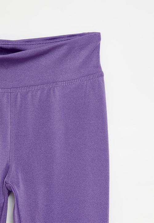 Nike - Nkg sport shine legging - black raspberry