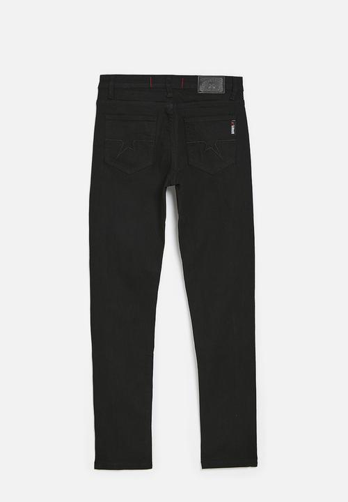 SOVIET - Boys skinny denim  - black
