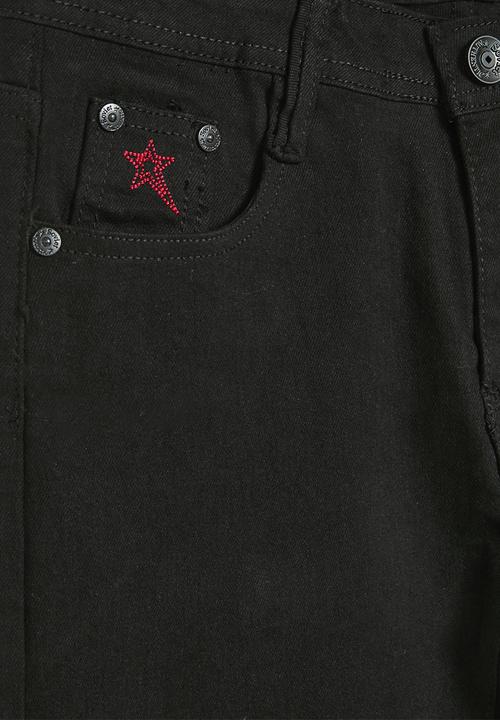 SOVIET - Boys skinny denim  - black