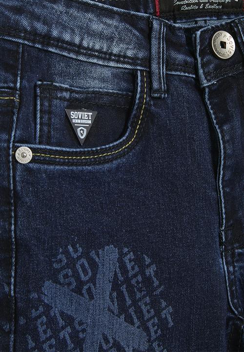 SOVIET - Fashion skinny den - dk indigo