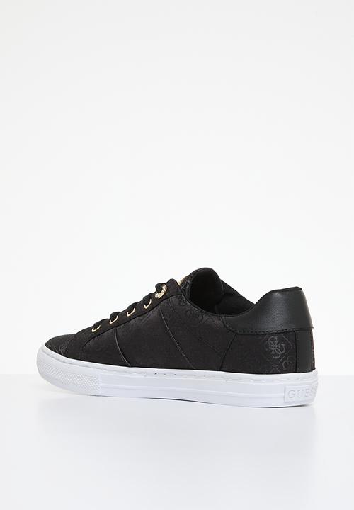 GUESS - Loven9 jacquard 4G logo sneaker - black