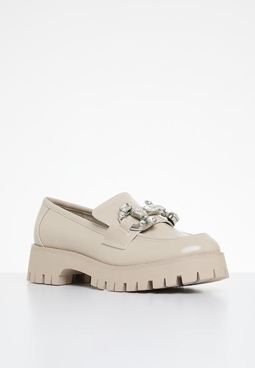 GUESS - Albany matte lux box loafer - taupe