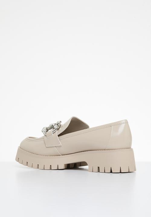 GUESS - Albany matte lux box loafer - taupe