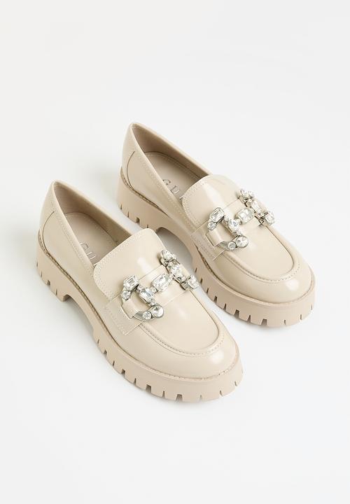 GUESS - Albany matte lux box loafer - taupe