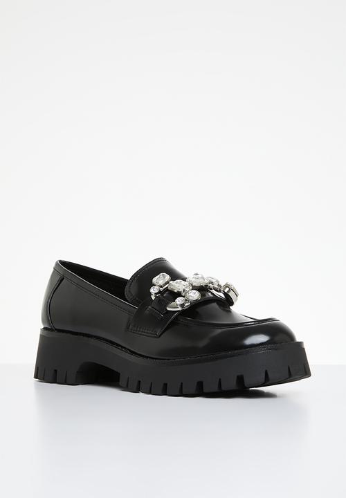 GUESS - Albany matte lux box loafer - black