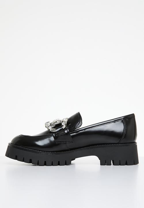 GUESS - Albany matte lux box loafer - black