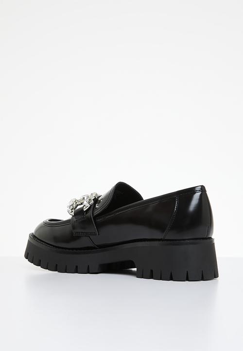 GUESS - Albany matte lux box loafer - black