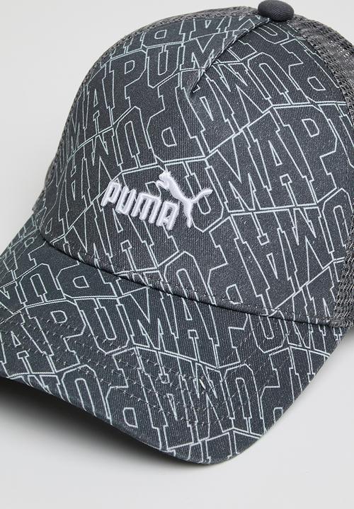PUMA - ESS AOP Trucker Cap - Galactic Gray