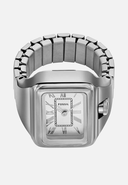 Fossil - Raquel silver watch ring - silver