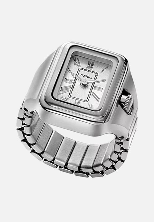 Fossil - Raquel silver watch ring - silver