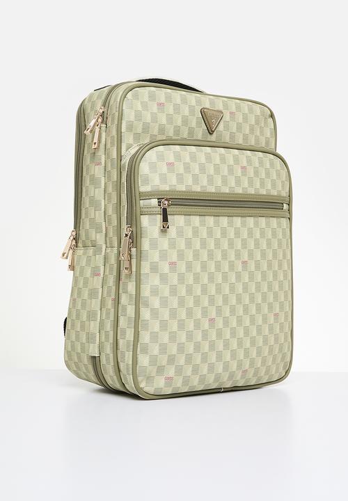 GUESS - G Wave Zip Around Travel Backpack - Sage Logo