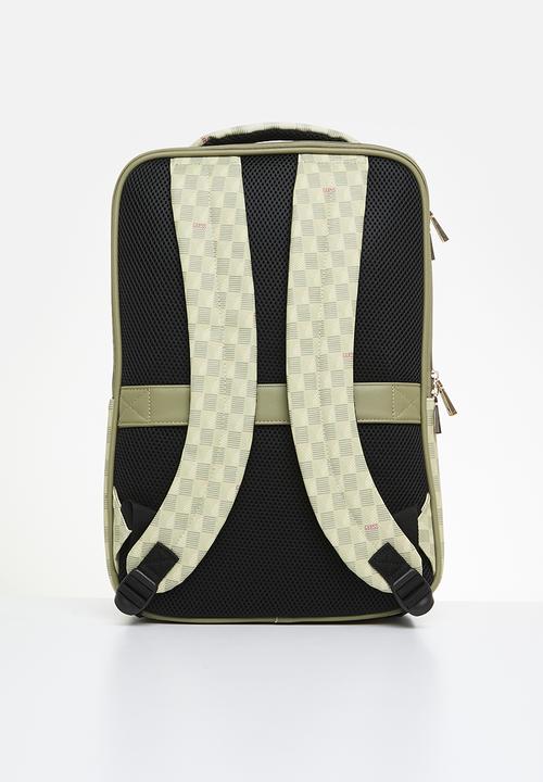 GUESS - G Wave Zip Around Travel Backpack - Sage Logo
