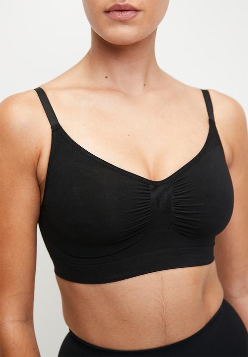 Easy Curves Shapewear - Seamless bralette - black