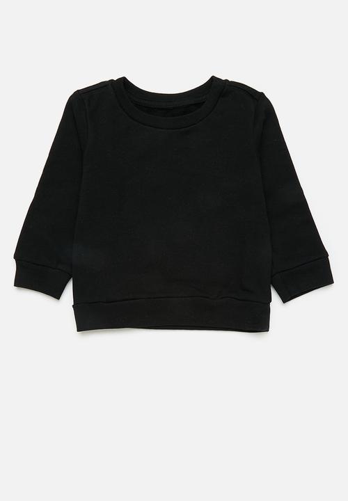 Pop Candy - 2 Pack plain sweatshirt - black/grey melange