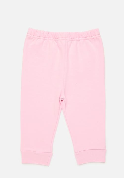 Pop Candy - 2 Pack joggers - pink & light grey