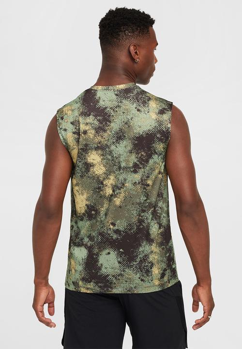 Nike - Dri-fit tee rlgd sl aop camo - multi
