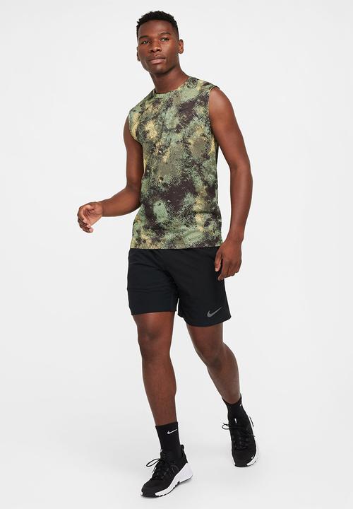 Nike - Dri-fit tee rlgd sl aop camo - multi