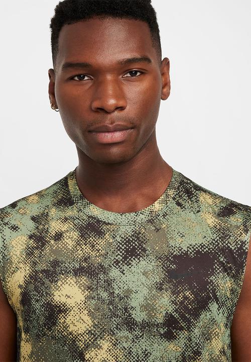 Nike - Dri-fit tee rlgd sl aop camo - multi