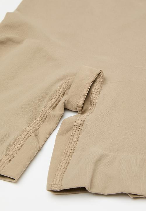Easy Curves Shapewear - Boob tube mid thigh bodysuit - neutral