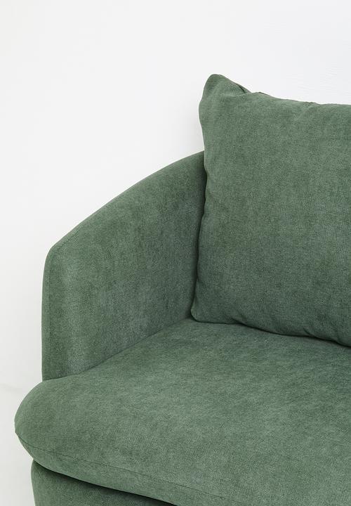 Sixth Floor - Eloise woven swivel chair - Forest