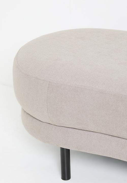 Sixth Floor - Hyancinth woven ottoman - Tundra