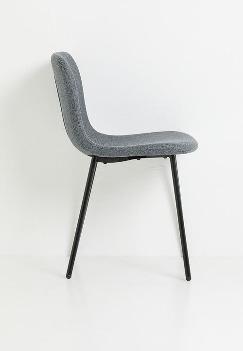 Sixth Floor - Sienna woven dining chair set of 2 - slate